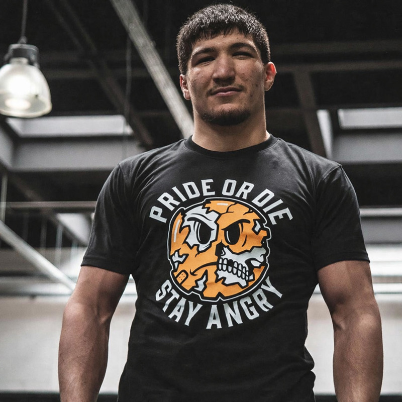 PRiDEorDiE stay angry T-Shirt - black